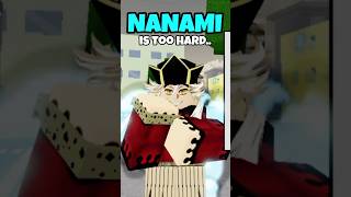 Why Is Nanami So Hard To Use In Jujutsu Shenanigans?