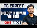 Biology In Human Welfare Complete Complete One Shot | Zoology TG EAPCET Telugu | All Topics Covered