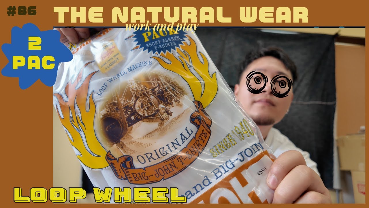 ＃86　LOOPWHEEL  2PACK Tee