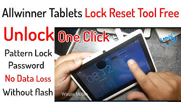 Allwinner Tablets Pattern Lock Password Lock Reset Tool Free by waqas mobile