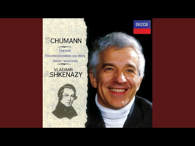 Schumann - Carnaval de Vienne:3è mvt "Scherzino" : Vladimir Ashkenazy, piano