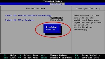 How to Enable Virtualization Technology on ThinkPad