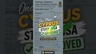 🇨🇾Cyprus study visa | no ielts, work while studying and easy visa process | Apply now! #shorts