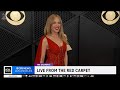 Kylie Minogue on the red carpet at the Grammy 2024 (CBS)