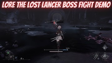 AI Limit Lore The Lost Lancer Boss Fight Demo