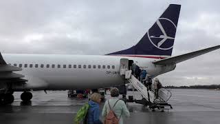 Trip report# Warsaw (EPWA) - Frankfurt (EDDF) Boeing737-800 LOT