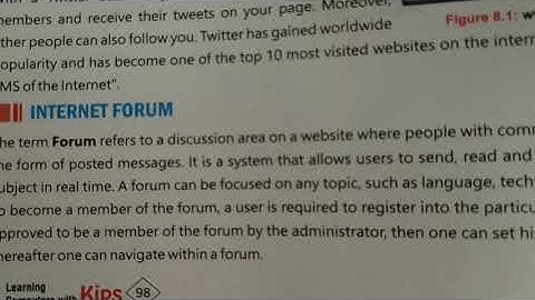 Class 7 chapter 8 Internet Services