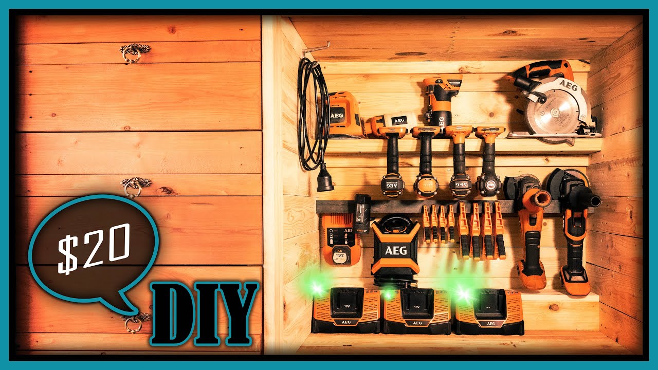 How to Build a Tool Shelf ★Making a Tool Storage Shelf ★DIY Compact