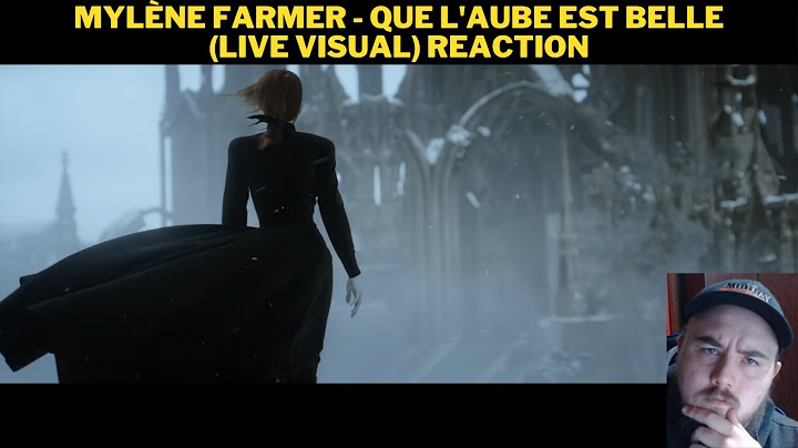 Mylène Farmer - Que L'Aube Est Belle (Live Visual) Reaction