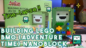 BUILDING A LEGO #2:  BMO (Adventure Time) Nanoblock (speed build)