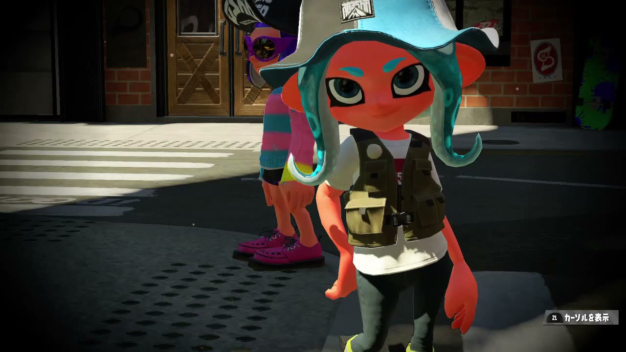 広場のタコちゃんくねくね 眺めるだけ スプラトゥーン2 splatoon 2