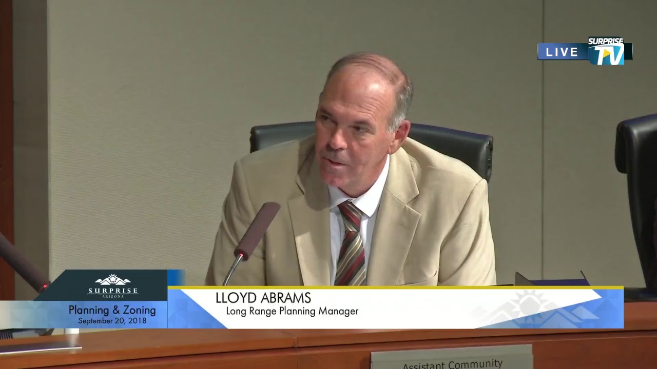 Planning & Zoning Commission Meeting - September 20, 2018