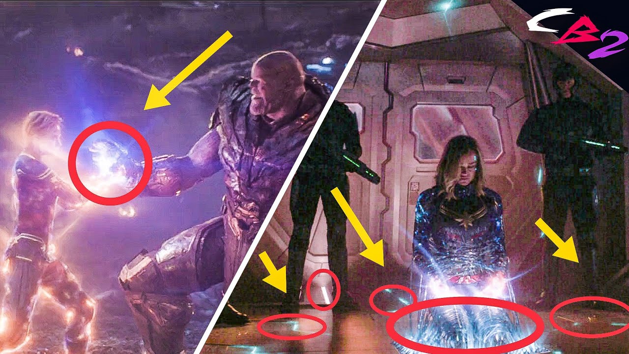 How Captain Marvel Overpowered Thanos in Avengers: Endgame ? | Captain