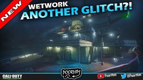 CoD4 Remastered WetWork Glitch on Top of Map!!!!