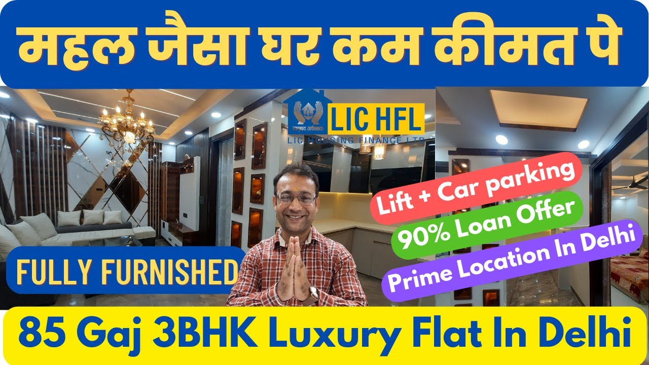 Fully Furnished 3BHK Flat in Delhi 3BHK Flat For Sale In Uttam Nagar