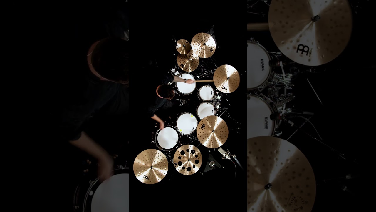 Pure Alloy Extra Hammered Demo - TJ Hartmann "Waves" #shorts #meinlcymbals #drums #drummer #meinl