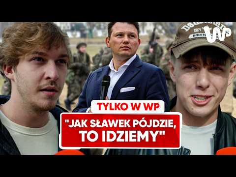 Mandatory military training. "If Sławek goes, we're in"