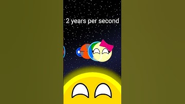 How much planets can orbiting the sun in 1 year per second? #dogepro #planetballs