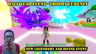 HALF YEAR EVENT TROPHY CURRENCY 2 SECRETS  EASY AND HARD - RatnaAzalia Clicker Simulator ROBLOX