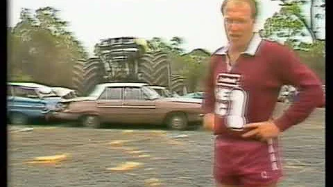 Aussie retro 80s ad - Ira Berk used cars short TV commercial featuring Wally Lewis