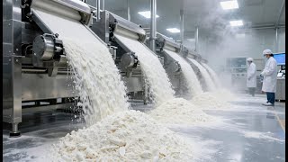 Inside the Lotus Root Starch Factory (FULL Process)