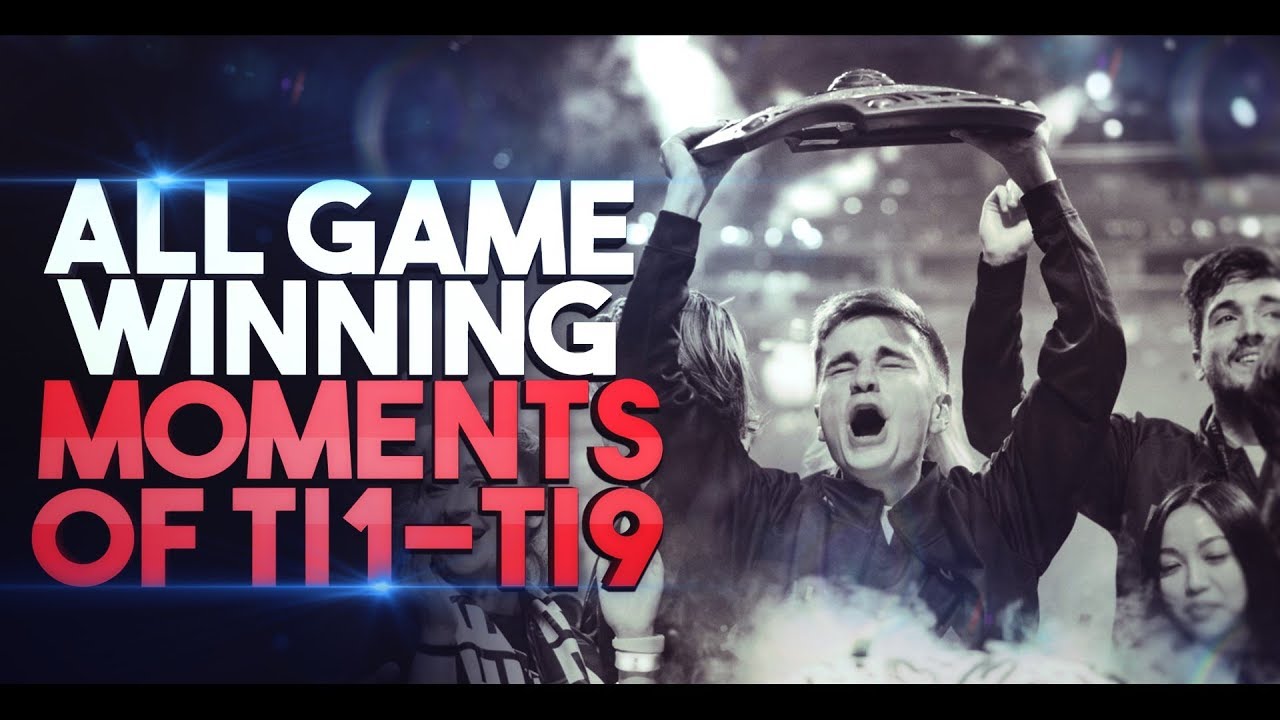 DOTA 2 - ALL GAME-WINNING Moments in The International History (TI1-TI9)