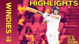 Buttler and Stokes Lead England Fightback | Windies vs England 3rd Test Day 1 2019 - Highlights