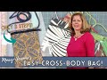 How to make an easy cross body bag  in only 3 steps