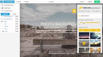 LeadPages Photo Background Template