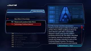 Mass Effect 3 Secondary Codex: Mass Effect 3 From the Ashes