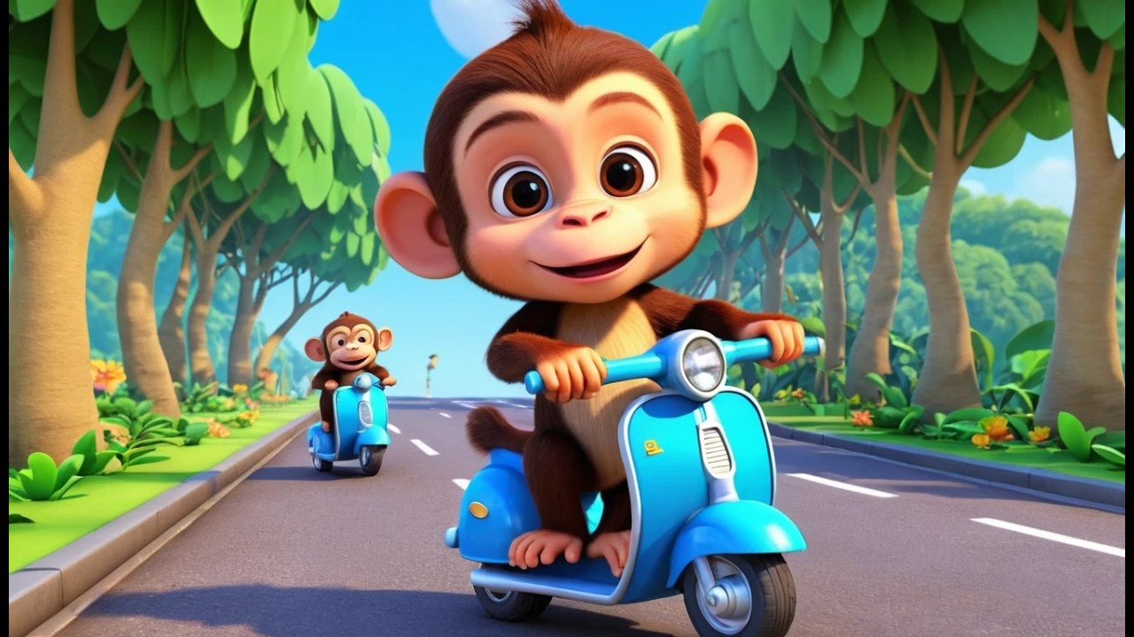 Озорная обезьянка доставляет заказы на са