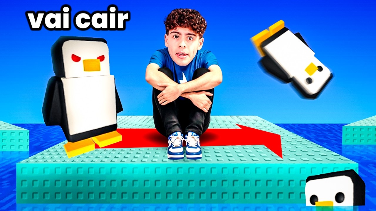 ROBLOX, MAS EU SOU NOCAUTEADO POR PINGUINS...