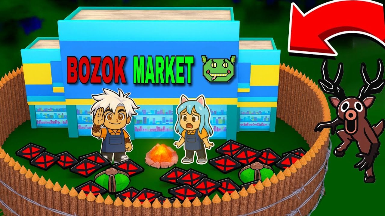 Ormanda ALIŞVERİŞ MERKEZİ İnşa ETTİM 😱 99 GECE HAYATTA KALDIM 😎 ROBLOX 99 NIGHTS IN FOREST 🌲