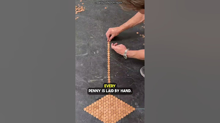 This man spent 100,000 pennies.but  The end result was amazing.