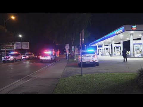 Shooting investigation underway after 2 men found shot dead at Miami gas station