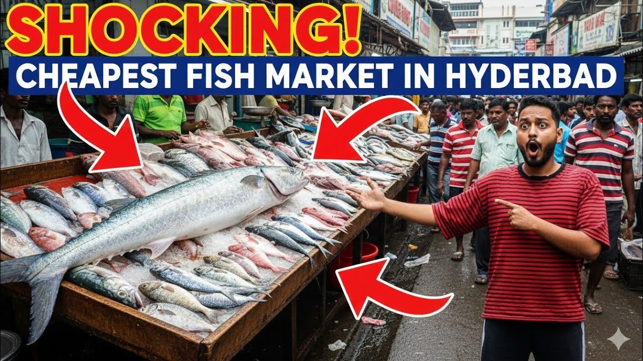 HYDERABAD'S Ramnagar Fish Market A MUST VISIT!