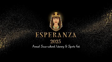 Esperanza 2025 Day 2  - Annual Socio Curtural Literary and Sports Fest - Live Stream