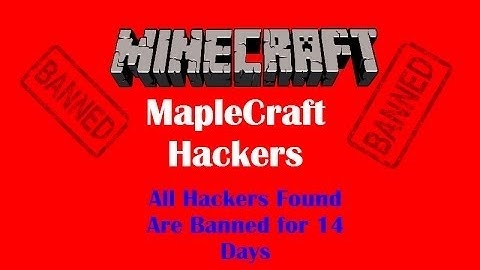 TravDogPlayz and DaNiEl_PL Hacking On MapleCraft (DOUBLE BAN!!!!)