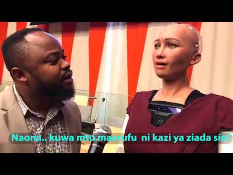 Maajabu ya dunia, robot Sophia azugumza kama binadamu!!!