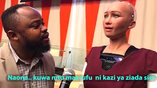 Maajabu ya dunia, robot Sophia azugumza kama binadamu!!!