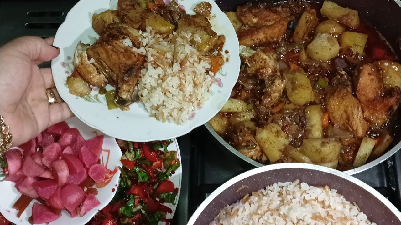 جربى اكلت النهاردة ومش هتاخد منك نصف ساعة .مطبخ عيش وملح 😋🍗