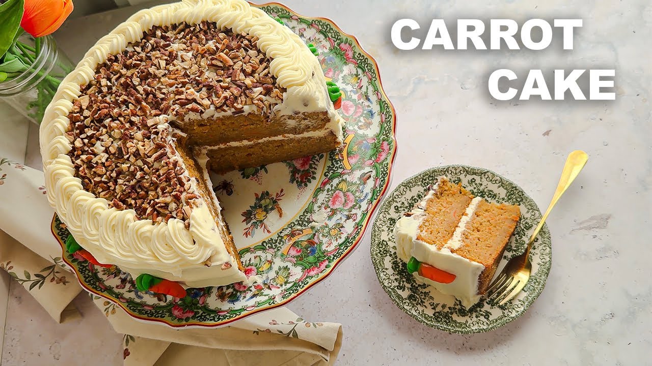 Moist Classic Carrot Cake - Carrot Cake Recipe