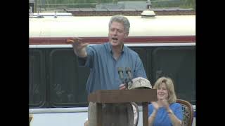 President Clinton in Dyersburg, Tennessee (1996)