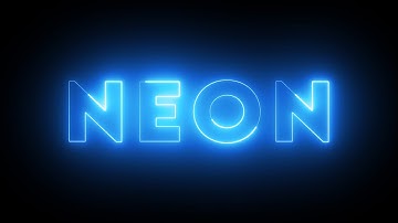 After Effects Tutorial: Create a Neon Text Animation the Easy Way