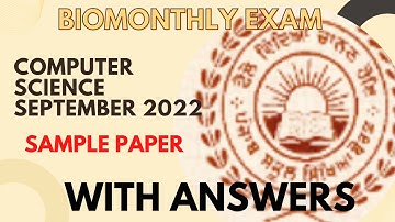 class 11th ਕੰਪਿਊਟਰ ਸਾਇੰਸ ਪੇਪਰ september 2022  | 11th class computer science paper september 2022
