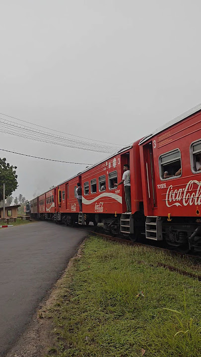 Train on the streets of Srilanka 🇱🇰🇱🇰 #travel #food #train