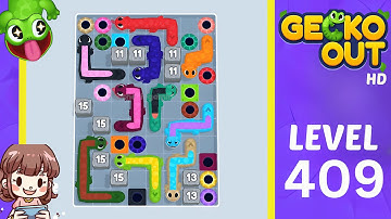 Gecko Out Level 409 Solution Walkthrough