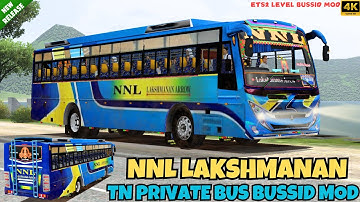 New NNL Lakshamana Coach TN Private Bus Mod Download Bus Simulator Indonesia