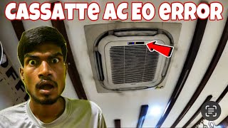 Voltas Cassette AC E0 error problem find in GST office Simrahi - EHSAN Profile