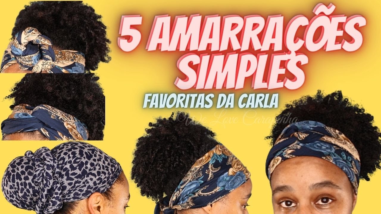As 5 amarrações com lenço favoritas da Carla